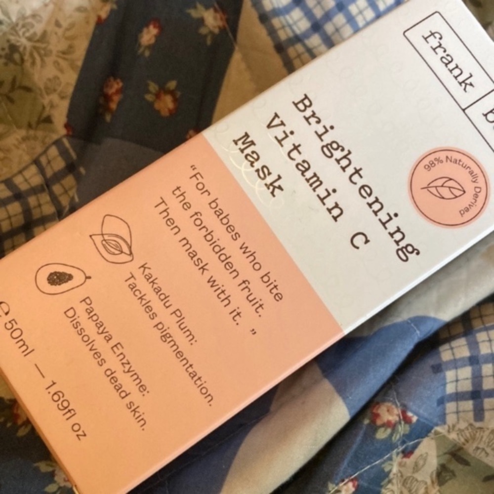 Frank body brightening vitamin c mask exfoliating gel